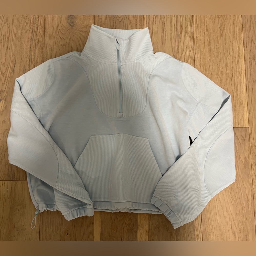 LULULEMON BRUSHED SOFTSTREME RIBBED HALF ZIP